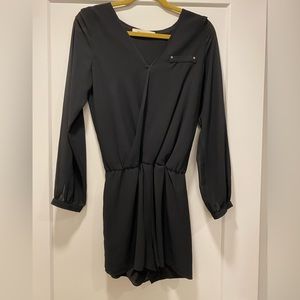 Black Medium long sleeve romper